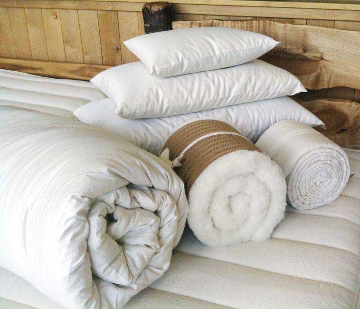 Holy Lamb Organics Eco Wool Comforters and Pillows