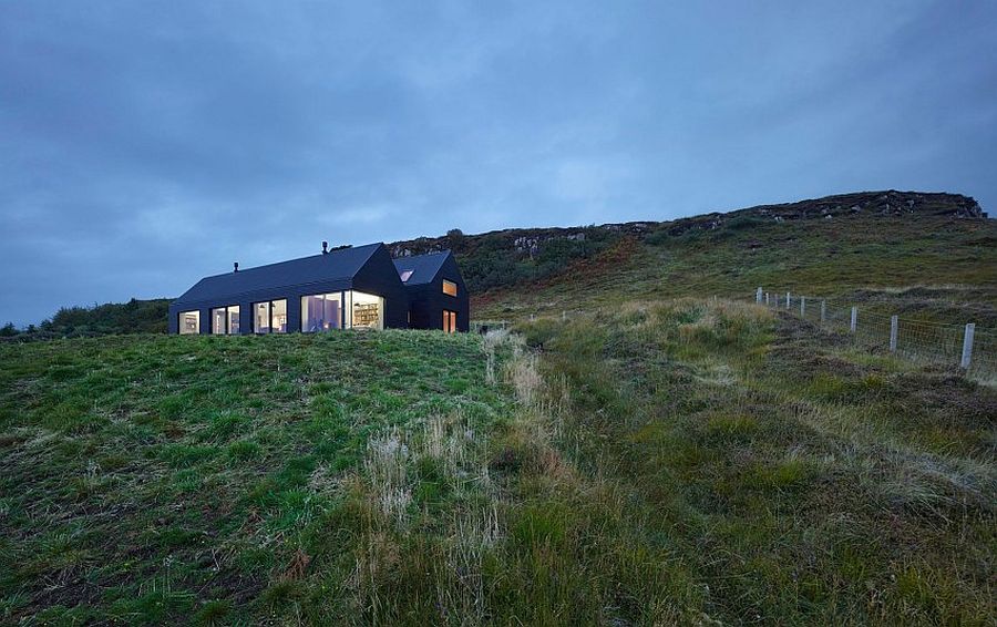 House in Colbust by Dualchas Architects in Skye, Scotland