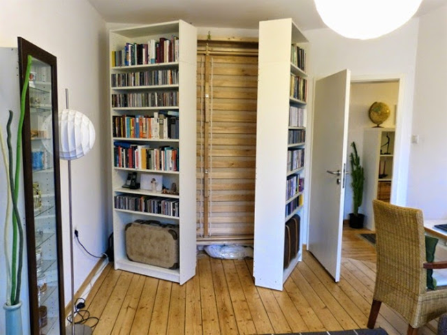 ikea book shelf bed