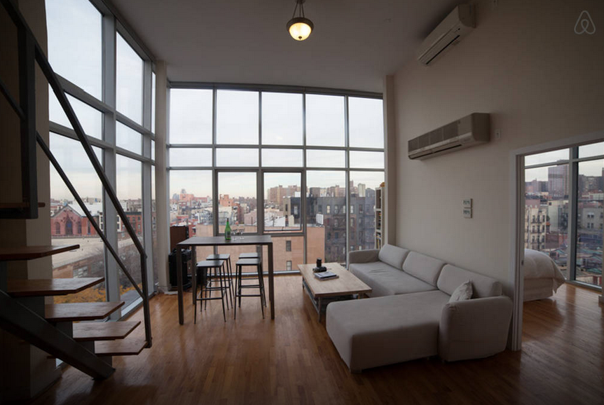 Lower East Side Penthouse with Floor to Ceiling Glass Walls