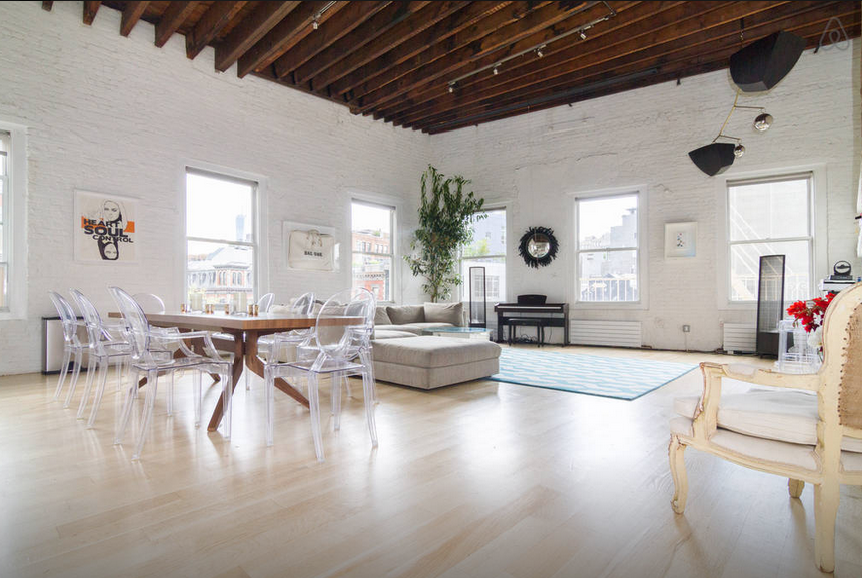 Penthouse Loft on Bowery Great Room