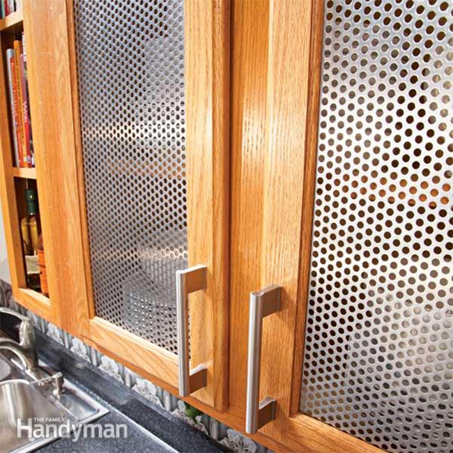 Perforated Steel Kitchen Cabinet Inserts