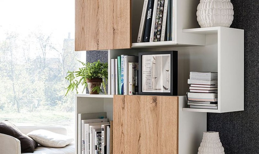 4 Awesome Bookcase Designs For The, Ultra Slim Bookcase With Doors