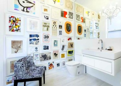 How to Use Art in a Small Bathroom | Decoist