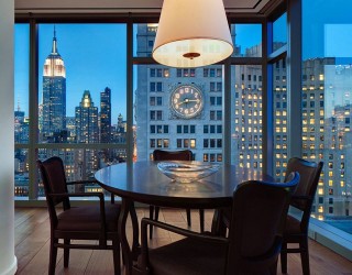 Posh Art Collector’s Apartment Dazzles with Incredible Views of NYC Skyline
