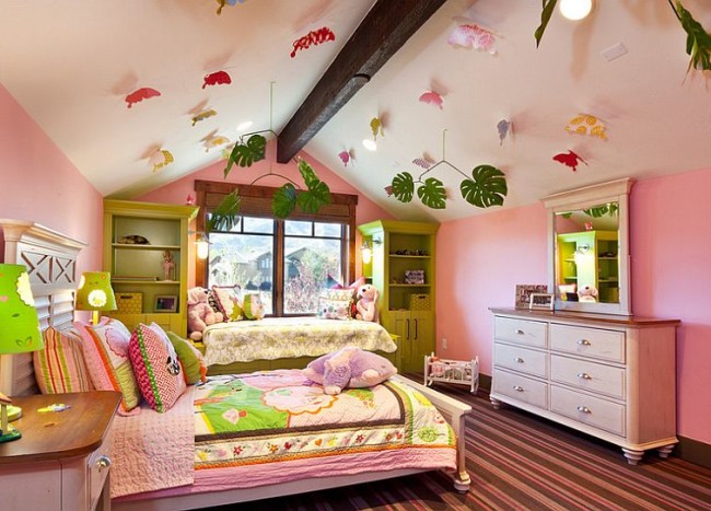 20 Awesome Kids Bedroom Ceilings That Innovate And Inspire Decoist   Smart Way To Decorate The Ceiling With Elegance And Ease 650x467 