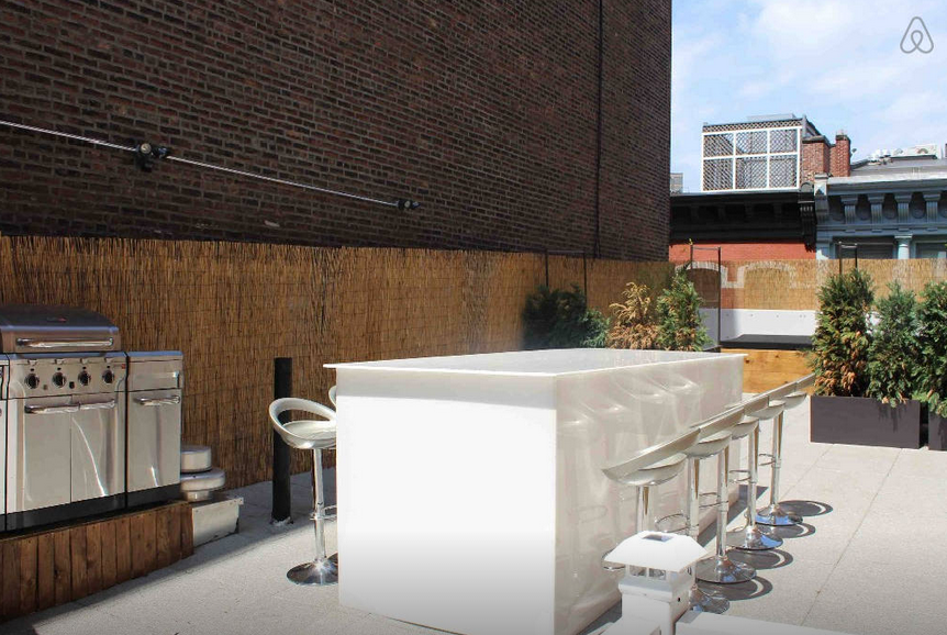 Soho Mercer Street Penthouse Skybar with Outdoor Seating