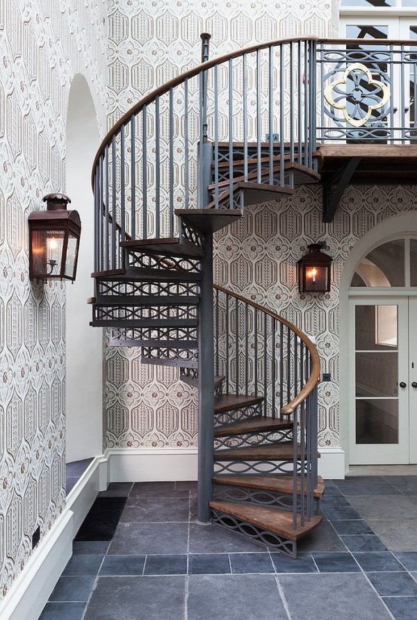 16 Fabulous Ideas That Bring Wallpaper to the Stairway | Decoist