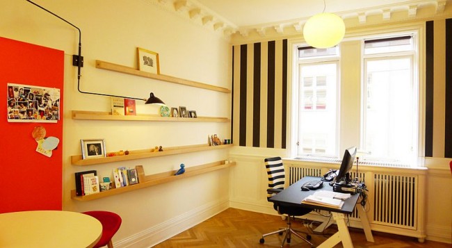 Think Beyond White For The Scandinavian Home Office 650x357 