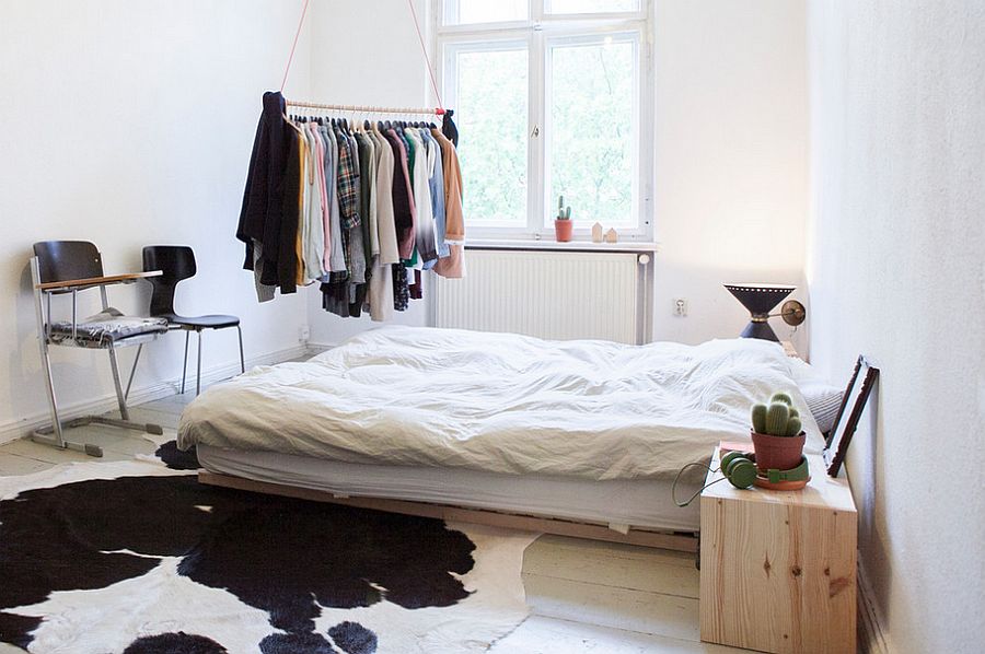 Throw in a cowhide rug for that trademark Scandinavian look