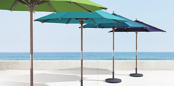 Umbrellas from Restoration hardware