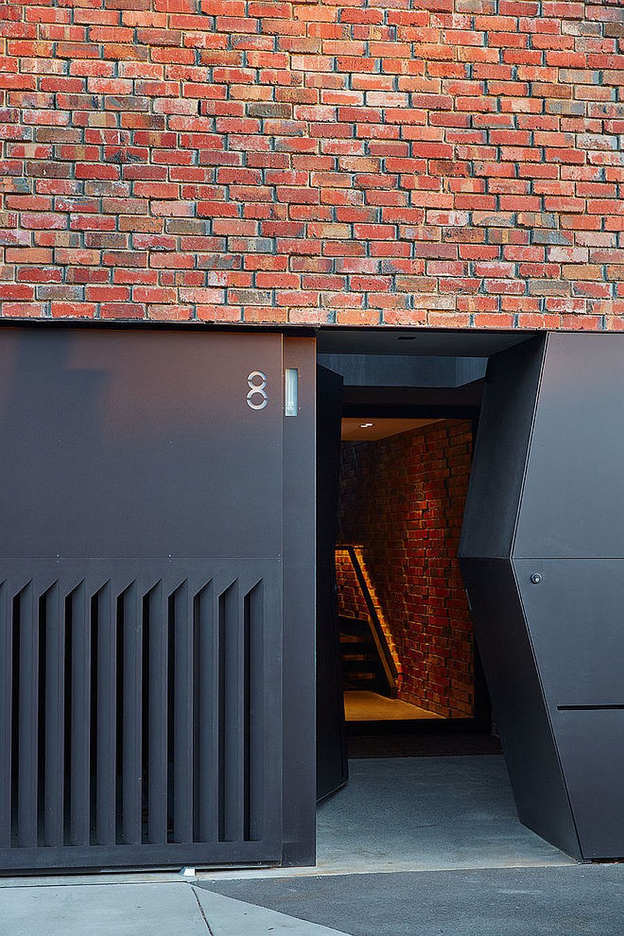 Unique entry of the House of Bricks in Melbourne by Jolson