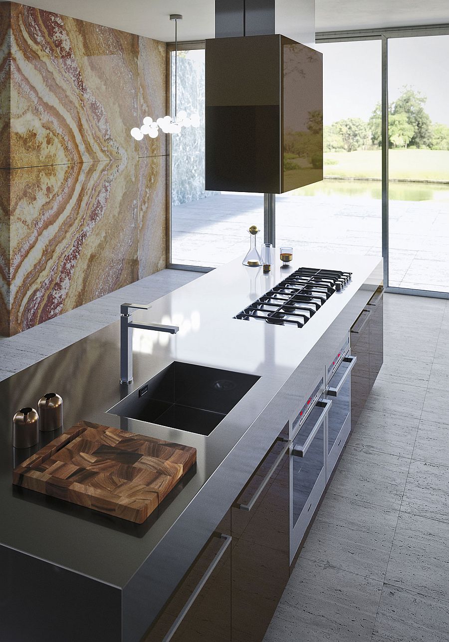 Versatile and functional kitchen surfaces from Snaidero