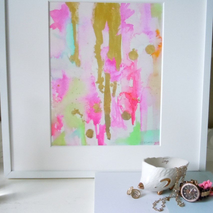 Abstract art from Etsy shop Lime Zinnias Design