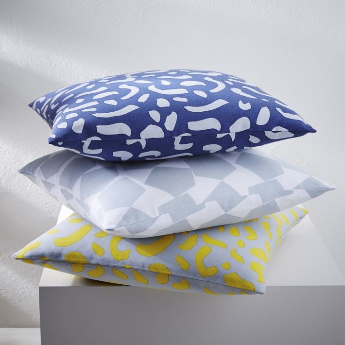 Abstract pillow covers from West Elm