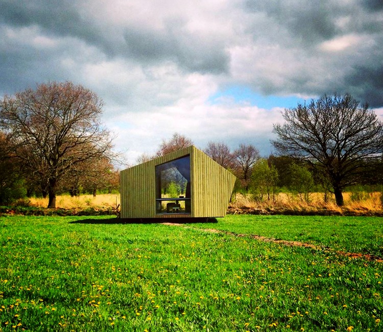 Hiker's cabin design by Kristel Hermans Architectuur