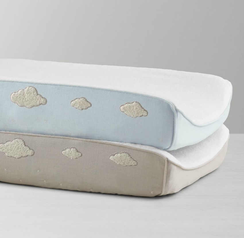 Cloud changing pad covers from Restoration Hardware