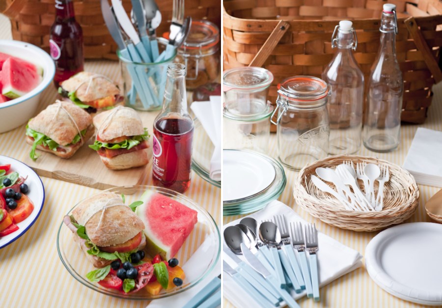 Colorful and practical picnic ideas from Design Mom