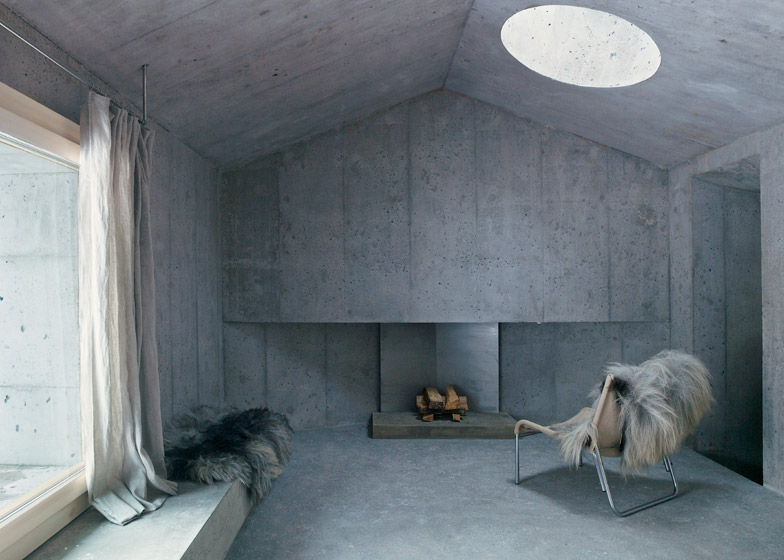 Alpine concrete house by Nickisch Sano Walder Architects