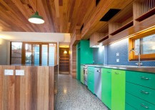 Contemporary-kitchen-with-colorful-cabinets-217x155