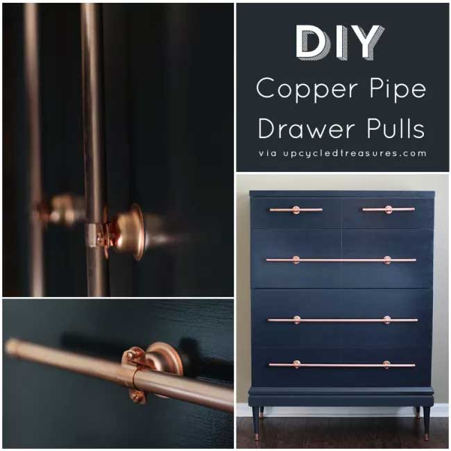 8 DIY Ideas for Inexpensive Drawer Pulls You Can Make Yourself