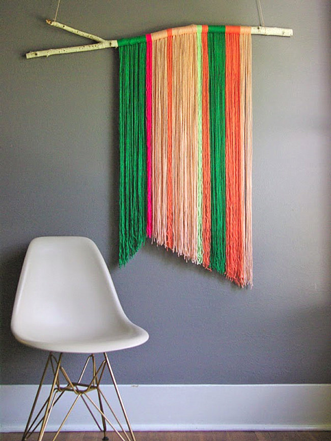 DIY yarn art from Oleander and Palm