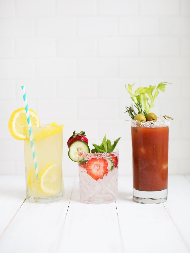 Delicious mocktails from A Beautiful Mess