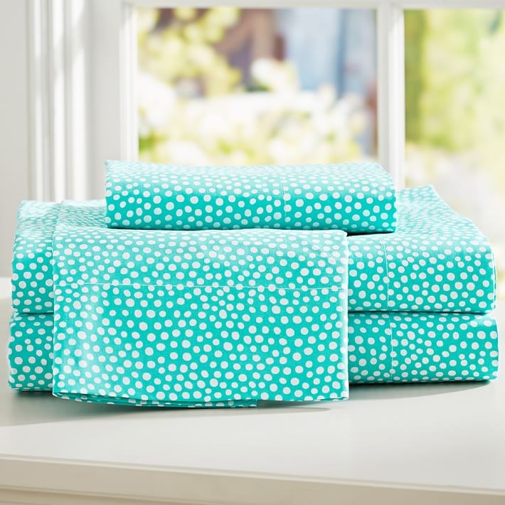 Dotted sheet set from PB Teen