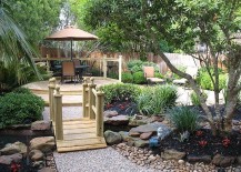 Garden-bridges-bring-a-dreamy-holiday-vibe-to-the-backyard-217x155