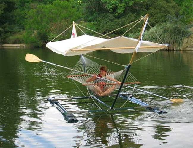 Combine your love for water with the hammock