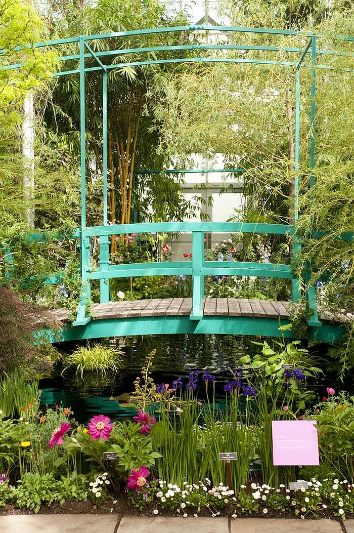 Iconic bridge in the Monet's Garden is a showstopper! [Design: The New York Botanical Garden]