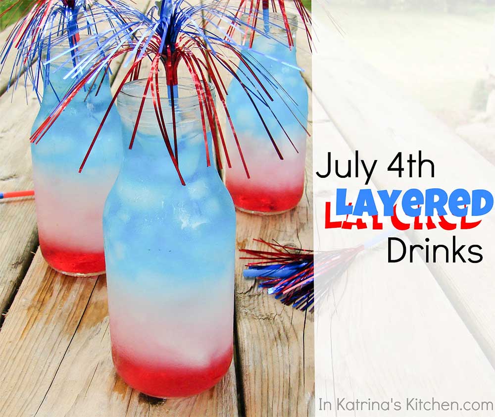 July 4th Layered Drink Recipe