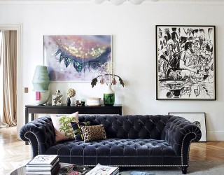 Decorating Parisian Style: Chic Modern Apartment by Sandra Benhamou