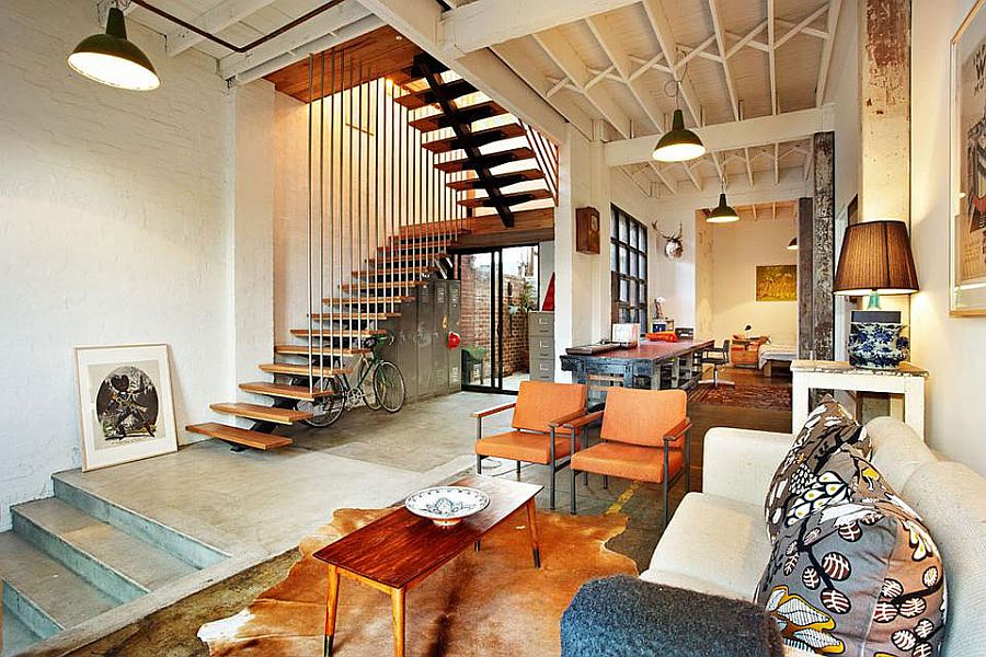 Touch of New York: Loft-Style Warehouse Conversion in 