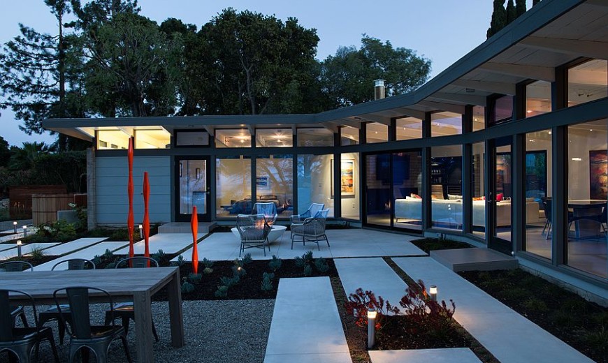 1950s Mid-Century Modern Home Remodeled into a Smart, Contemporary Delight