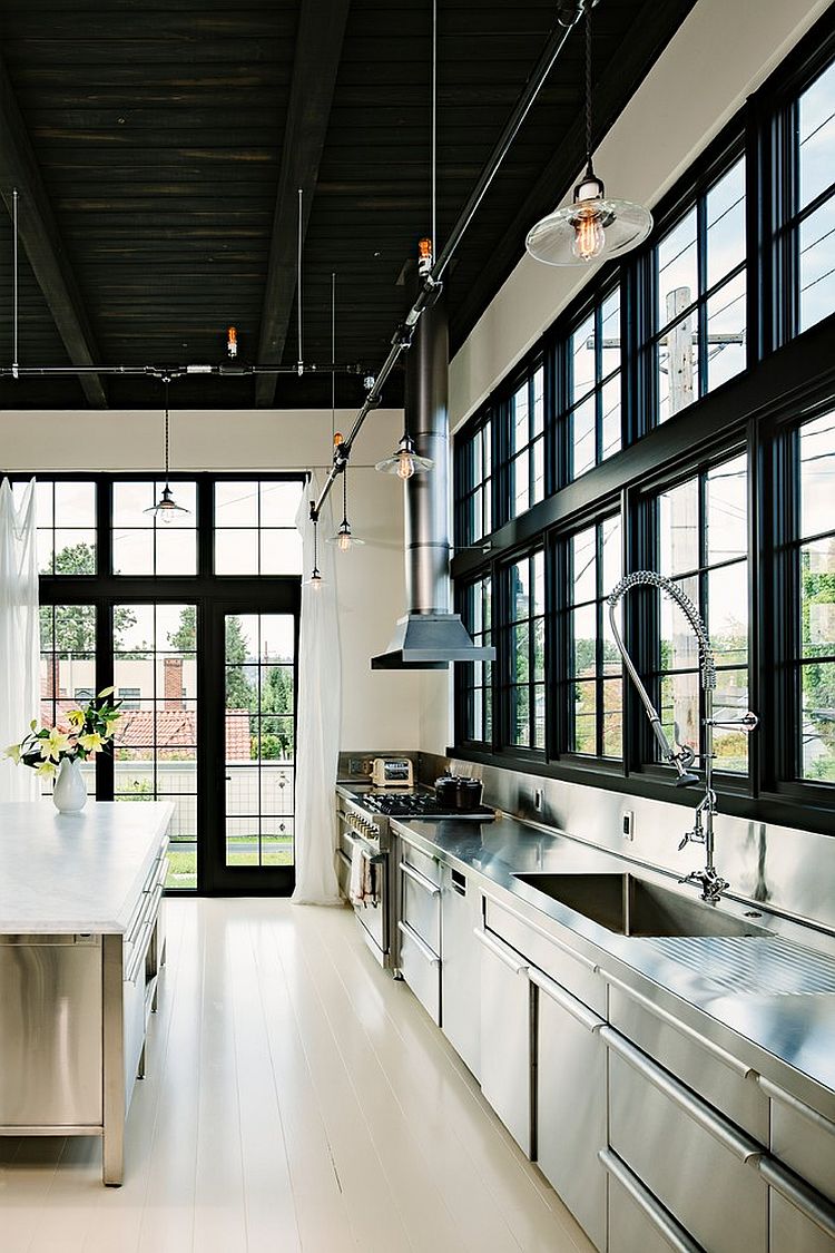 MIT pendant for the loft-styled home [Design: Emerick Architects]