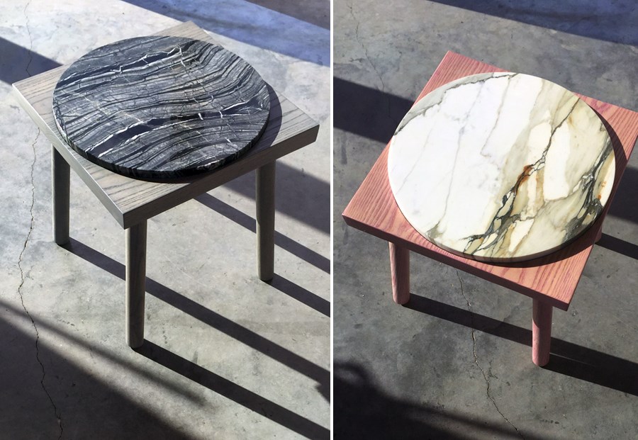 Marble tables from Alyson Fox