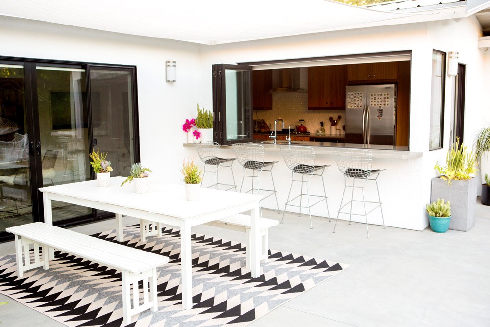 Patio designed by A House in the Hills