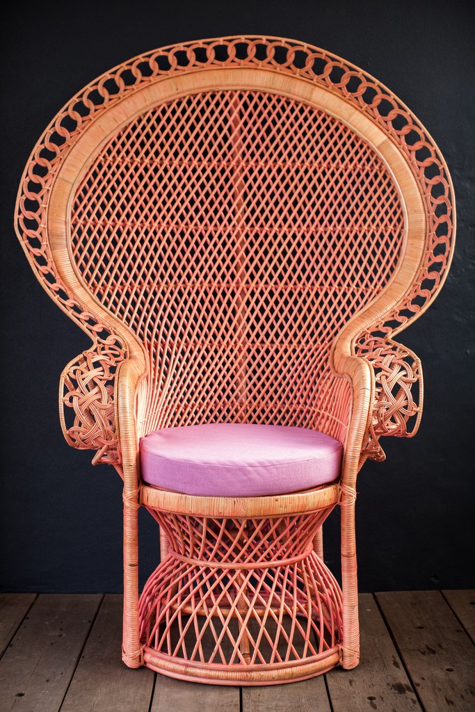 Pink Peahen Chair from Millie + Eugene