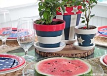Red-white-and-blue-clay-pot-centerpiece-217x155