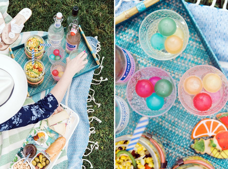 Refreshing picnic palette from Style Me Pretty