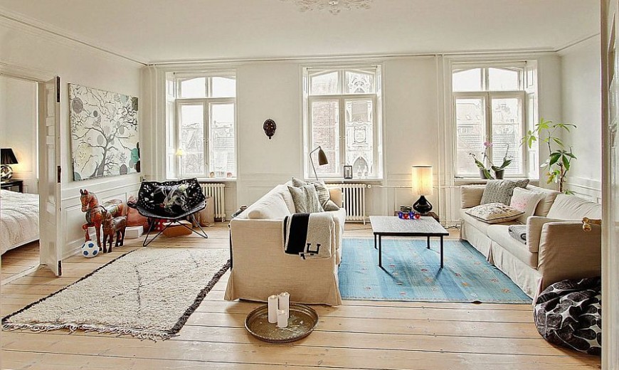A Study in Scandinavian Style: Charming Modern Apartment in Denmark