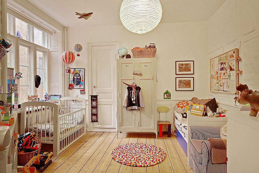 Scandinavian nursery design with a relaxing vibe