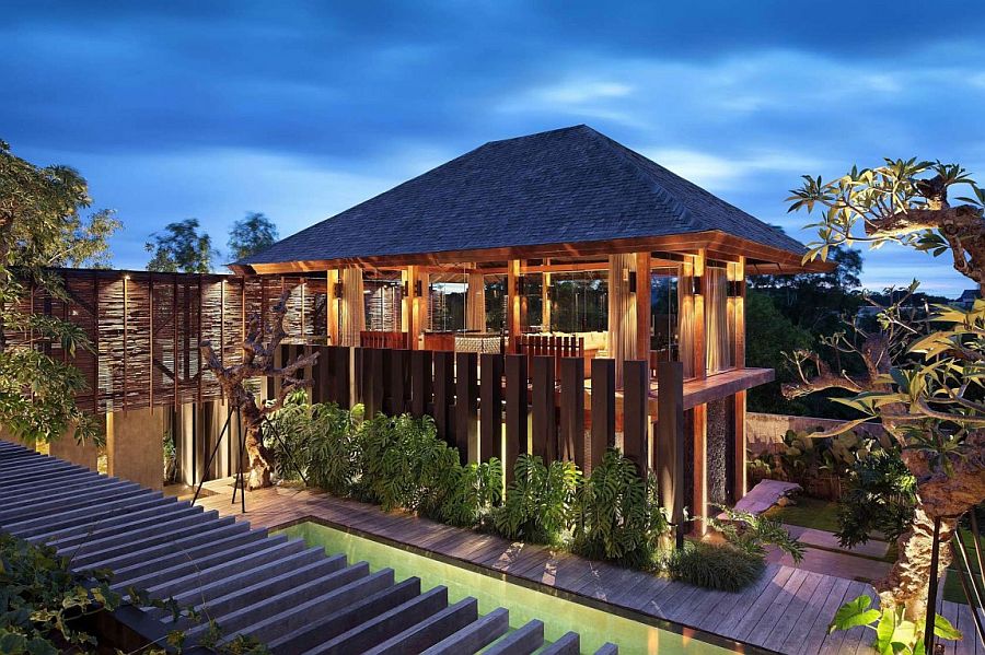 Stunning Villa in Bali blends contemporary and traditional design elements