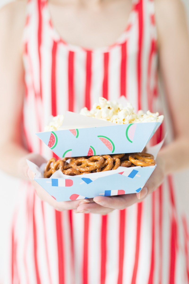 Summer snack trays from Studio DIY