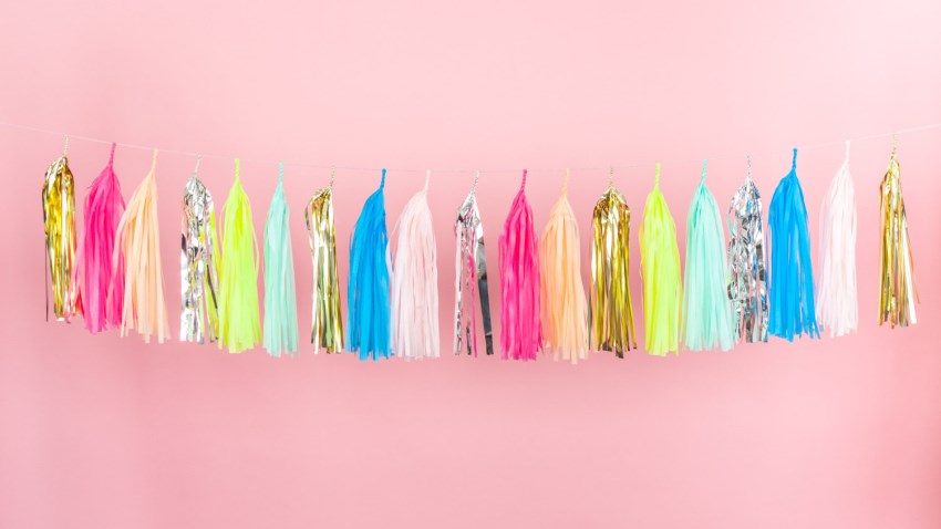 Tassel garland by Studio Mucci for Brit + Co