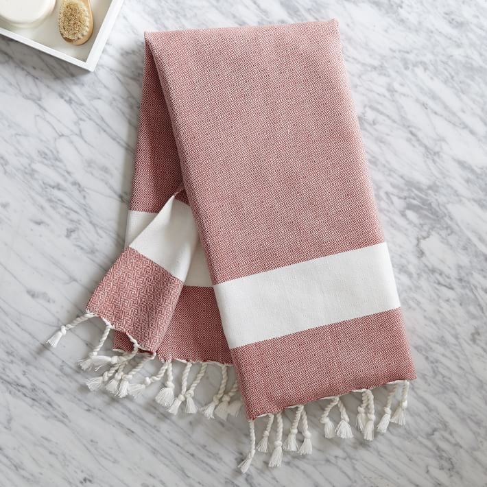 Tassel towel from West Elm