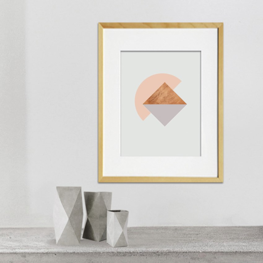 Triangle poster by KAMI. DESIGN