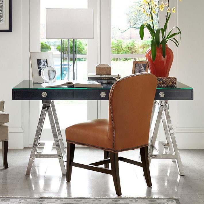 Wood-top desk from Williams-Sonoma Home