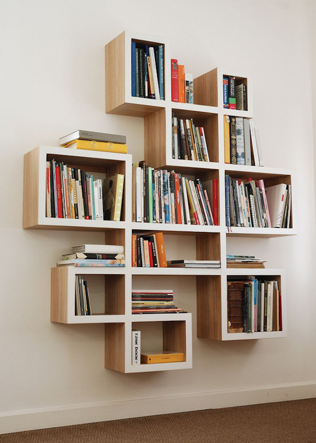 bookshelves wall boxes